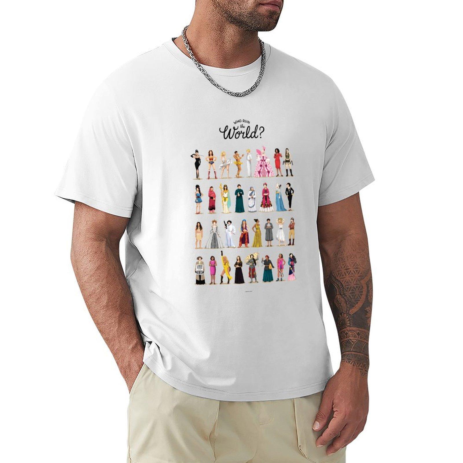 Who Run the World TShirt vintage clothes tshirts personalised funny t shirts for men S
