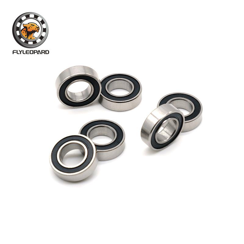 In-stock 6900 2RS Thin-walled Deep Groove Ball Bearing, 10x22x6, High-speed Motor Bearing with Blue Rubber Seal.