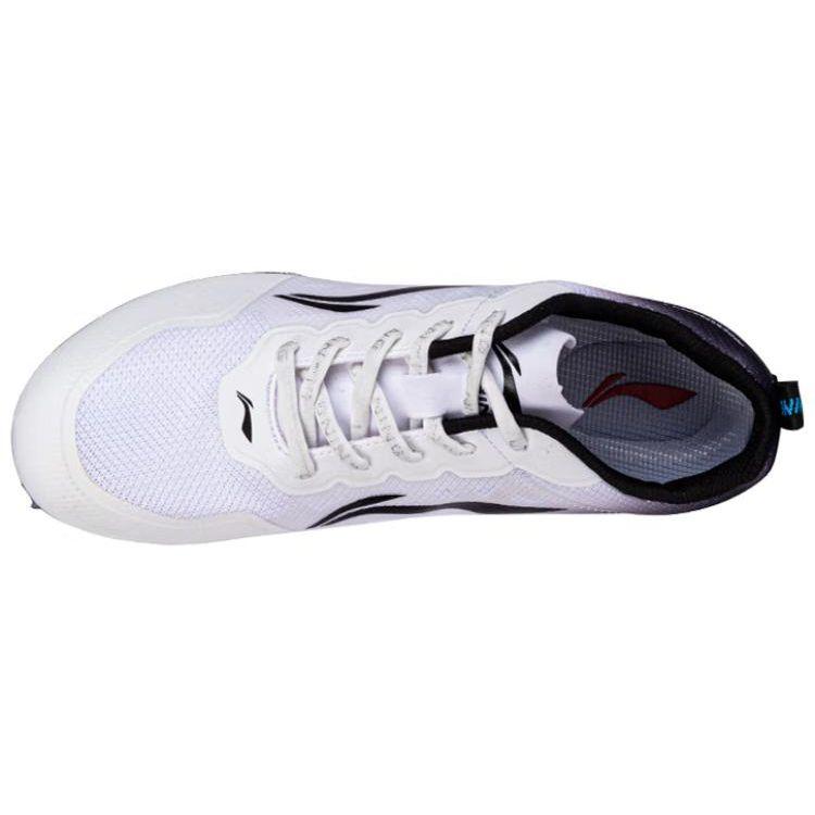 Li Ning Athletics Sprinting Anti-Slip Low-Top Professional Spikes Running Shoes Unisex Shoes White Black LJJO118-6