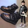 Mädchen Baumwollstiefel Winter 2025 neue Samt Studenten Kurzstiefel Kinder warme verdickte große Baumwollschuhe Mädchen Schneestiefel