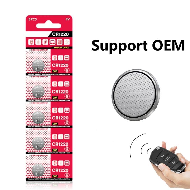 Pack Of 10 DL1220 BR1220 ECR1220 LM1220 KCR1220 L04 3V Lithium Button Cell Batteries for Toys Clocks Remotes and More