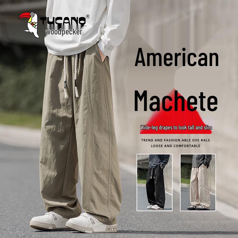 

TUCANO Men s Autumn/Winter Loose Straight-Leg Casual Pants 3XL