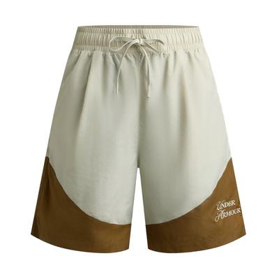 Holiday Leisure Series Woven Sports Lace-Up Comfortable Five-Point Casual Shorts Women Shorts Khaki-Gray 6005951-289