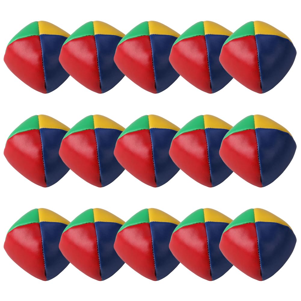 

FUPUTWO Colorful Juggling Juggling Perfect for Street and Beginners of Balls, Sandballs, Toys, Performances, Practice, (Set 15)