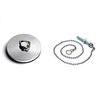 Tools and Accessories - BH03911 - Chrome-plated Metal Basin Plug - Chain Included - Stay 30.5cm