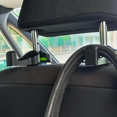 SELENEFF Car Seat Hooks, Set of 2, Car Hooks, Luggage Hanging, Headrest Hooks, Car