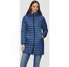 Women's s.Oliver Quilted Long Jacket with Detachable Hood Slim Fit (2151763) Blue