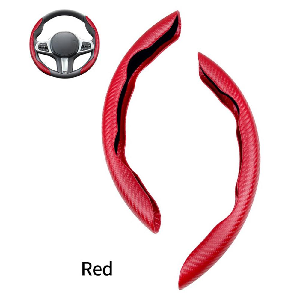 

1 пара, усилитель рулевого колеса, накладка, универсальный автомобильный чехол на руль, углеродное зерно, украшение интерьера автомобиля