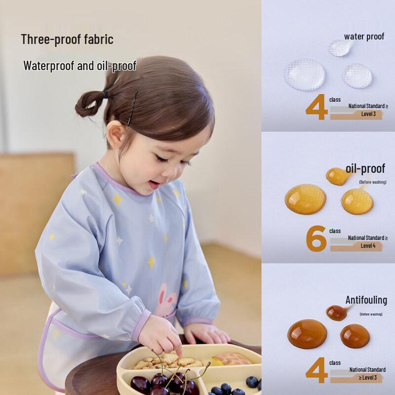 Nidoxiong Kids Waterproof Feeding Smock
