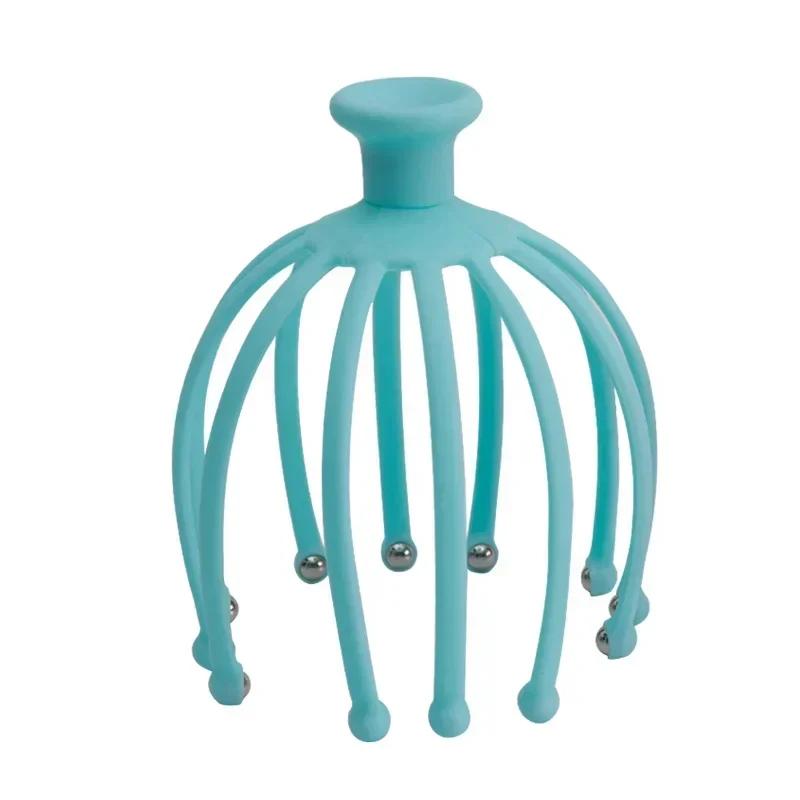 

12/18 когтей массажер для головы для снятия напряжения осьминог вращающийся шарик расслабляющий массажер