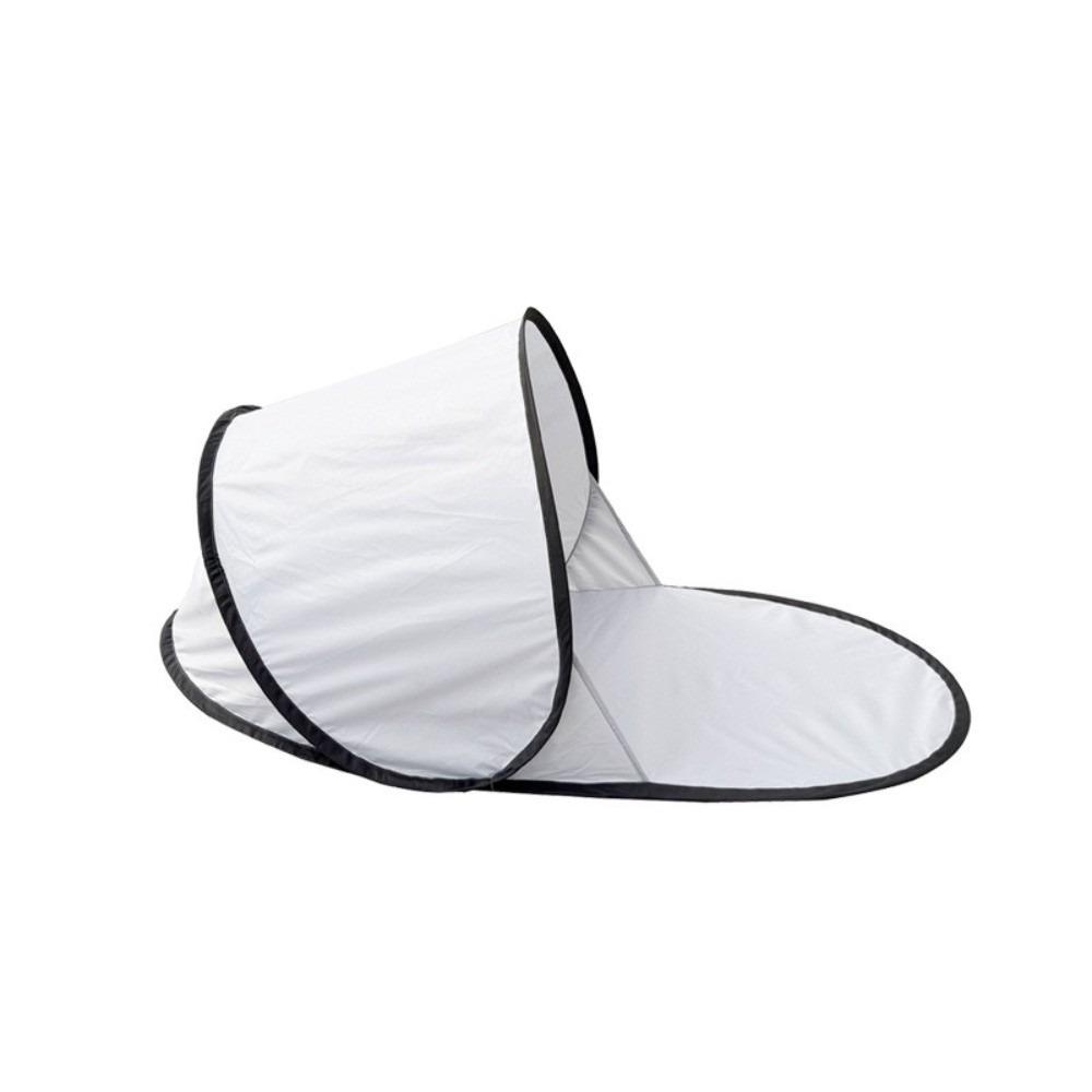 Instant Pop-up Small Folding Tent Silver Coated Mini Beach Headrest Sun Shelter  Camping