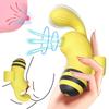 Cute Bee Oral Clit Suck Vibrator pro ženy 7 režimů Vibrace Odsávačka bradavek Sexuální hračky pro dospělé pro páry Ženská masturbace