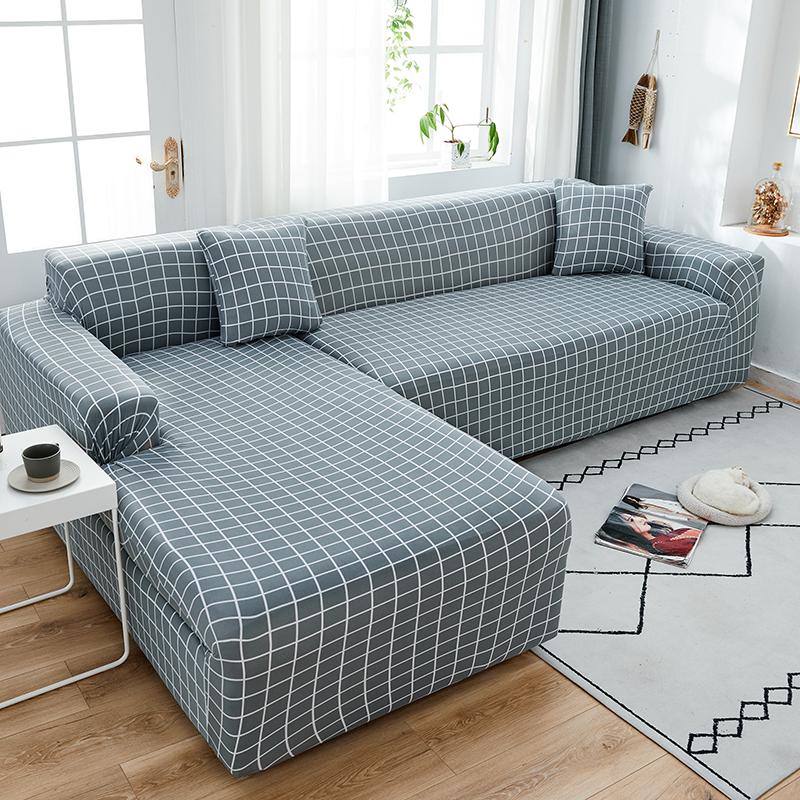 Elastic Sofa Cover High Quality Adjustable Sofas Chaise Covers Lounge Sectional Couch Corner Sofa Slipcover
