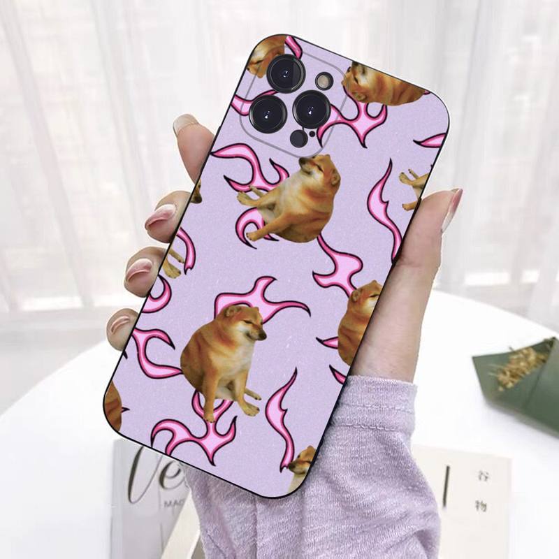 

Чехол для телефона Cheems Doge для iPhone 11 12 13 Mini Pro Max 8 7 6 6S Plus X 5 SE 2020 XR XS Funda Case iphone XS