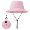Folding Bucket Hat Waterproof UV Protection Fisherman Cap Sun Hat Hiking Fishing