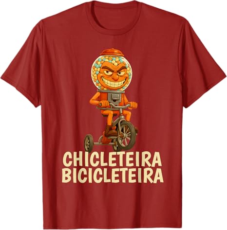 Funny Italian Brainrot Meme Chicleteira Bicicleteira TShirt Boys Fashion Cute Y2k Graphic Outfit Short Sleeve Tees Novelty Gift