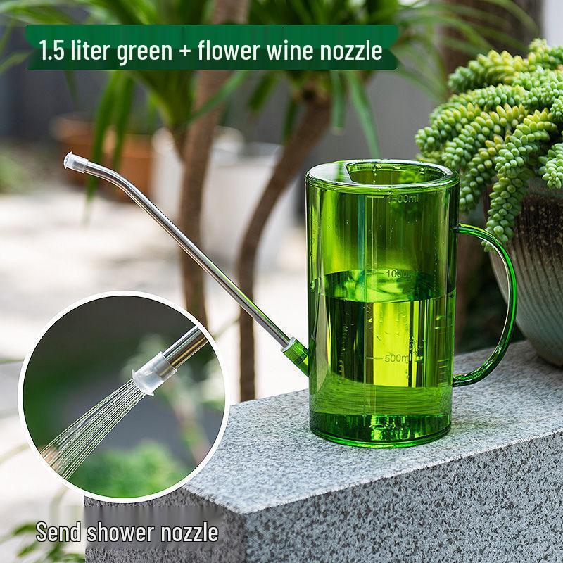 Stainless Steel Long Spout Watering Can for Indoor Pothos and Plant Care
