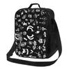 Yungblud Drawings Tattoo Sheet Insulated Lunch Bag for Women Picnic Storage Food Boxes Portable Container Cooler Lunch Box Tote