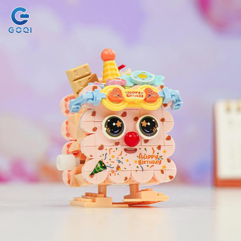 Gao Qi 3048-3049 Happy Biscuits Milk Many Ornaments Children's Assembled Building Blocks Toy Gift Wholesale