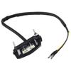 Parts Replacement License Plate Light 12V ABS Plastic Accessories Black Housing LED Lamp Motorcycle Multi Use Number