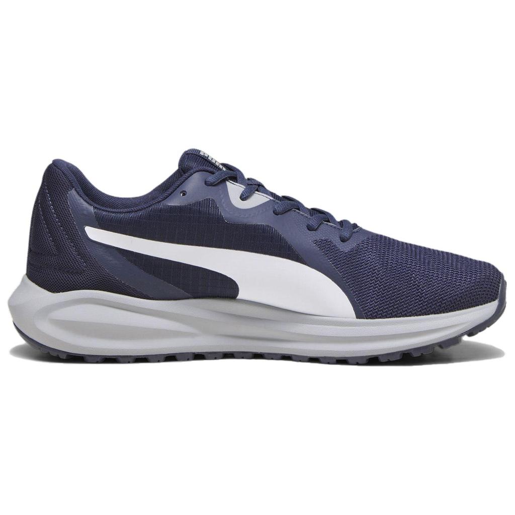 Puma Twitch Runner Ptx Comfortable Versatile Shock Absorbing Durable Low Top Running Shoes Unisex Running Shoes Dark-Blue 377506-05