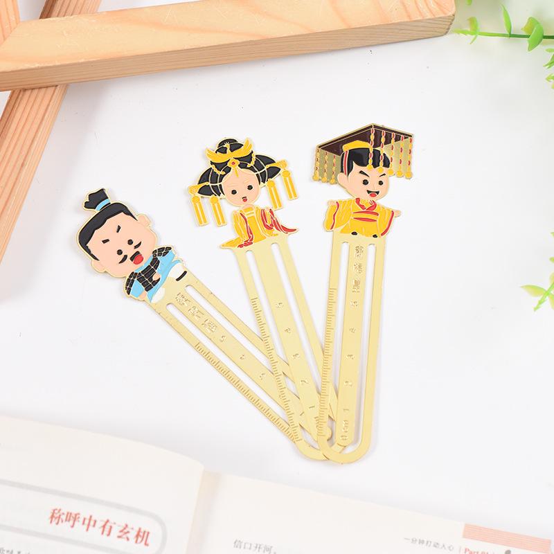 Terracotta Army Copper Bookmark: Customizable Souvenir and Cartoon Gift WJ036 латунный