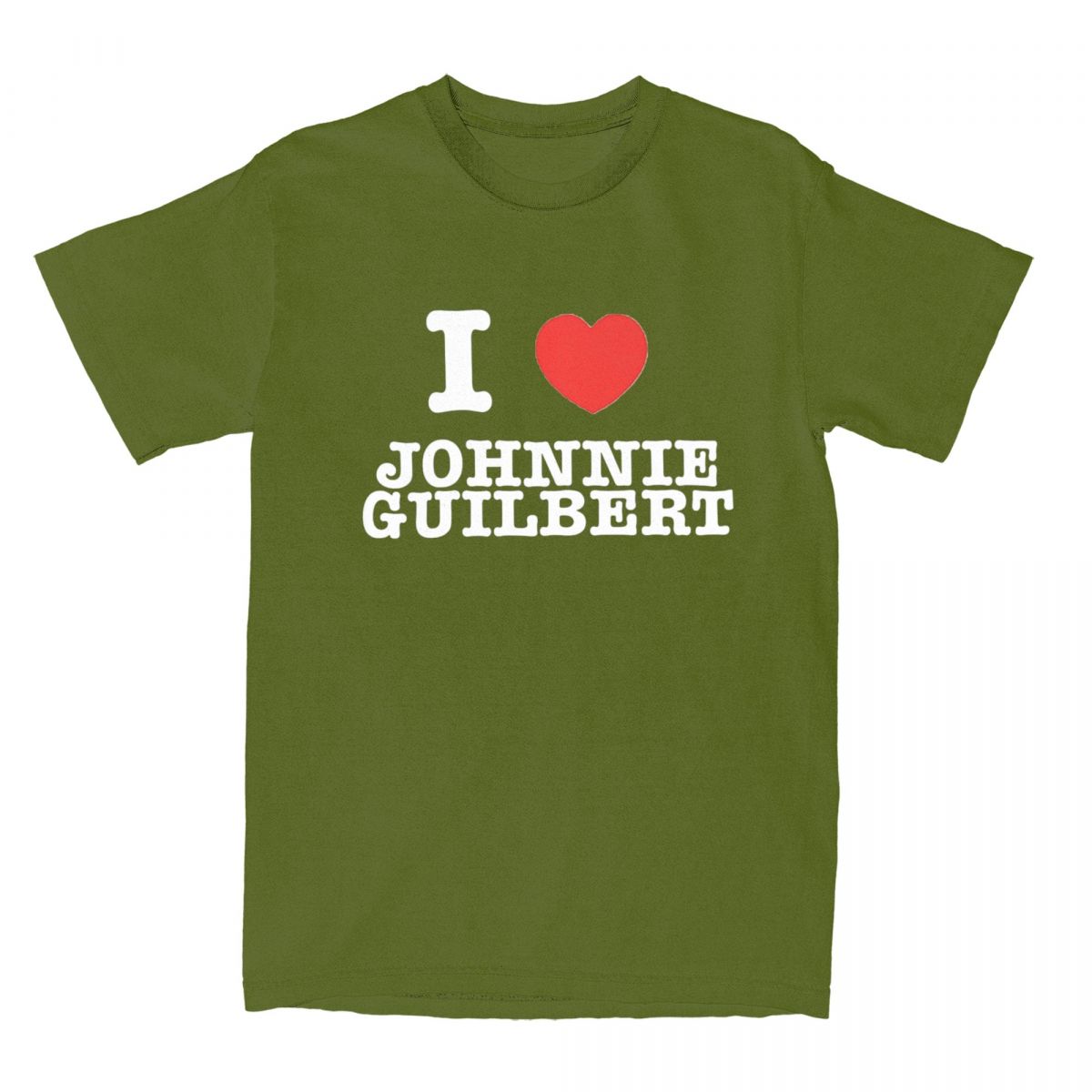 

Men s T-Shirt I Heart Johnnie Guilbert Awesome 100% Cotton Tees Short Sleeve T Shirts Round Neck Clothes Plus Size 4XL