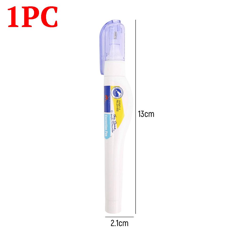 High Quality Quick Drying Error Correction Fluid Pen School Metal Headed Error Correction Fluid Pen for Student Stationery