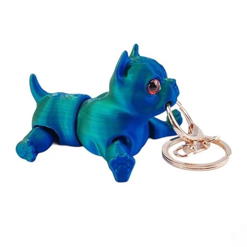 Kolorowe Zwierzątka Rękodzieło Zabawka dla Dzieci Piesek Drukowany 3D Dla Psa Ulga w Stresie Wspieranie Pielęgnacji Jamy Ustnej i Rozrywka