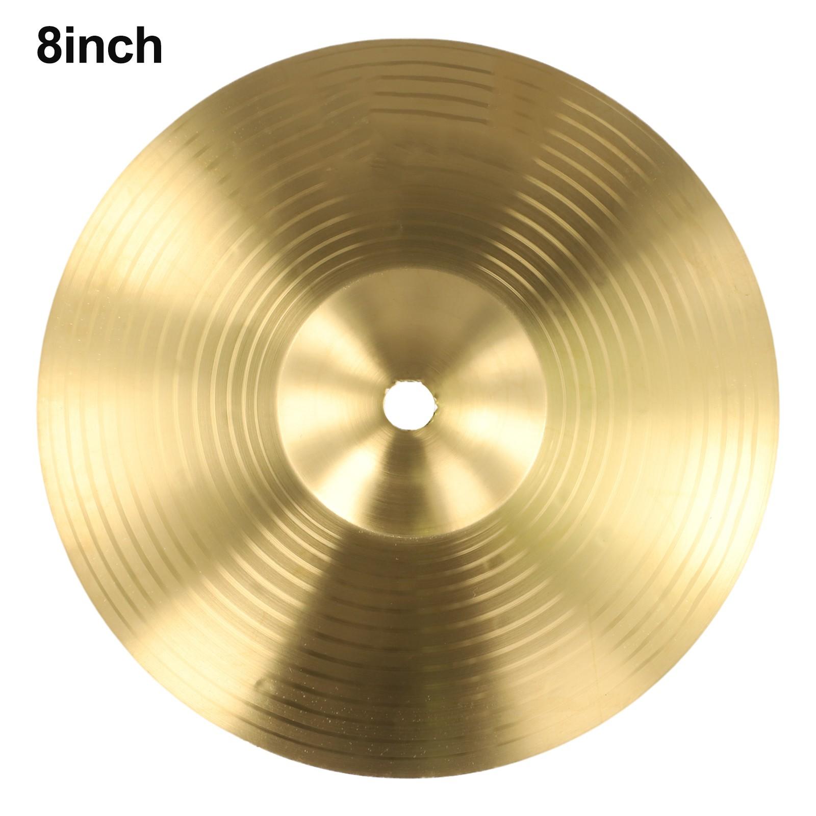Drum Brass Cymbal Drum Cymbal Clear Tones Loud Tones 8INCH