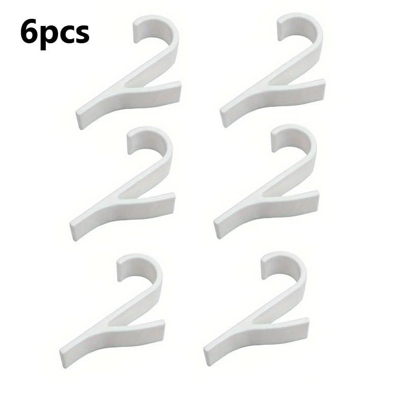 2/6Pcs Bathroom Shower Towel Holder Hanger Heated Radiator Rail Hooks Clips Storage Racks Clothes Scarf Hanger Hooks