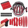 27pcs/set Helmet Padding Kits Sealed Sponge Replacement Motorcycle Bicycle Cycling Universal Foam Pads Set