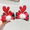 Christmas Reindeer Antler Hair Clips, Festive Deer Horn Headwear for Holiday Parties