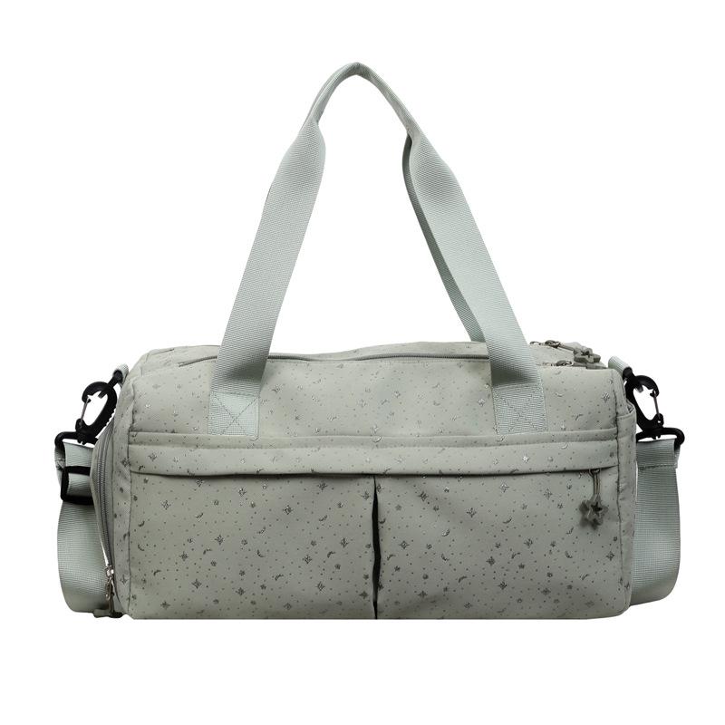 Star Canvas Tote: Versatile Crossbody Travel Bag with Large Capacity
