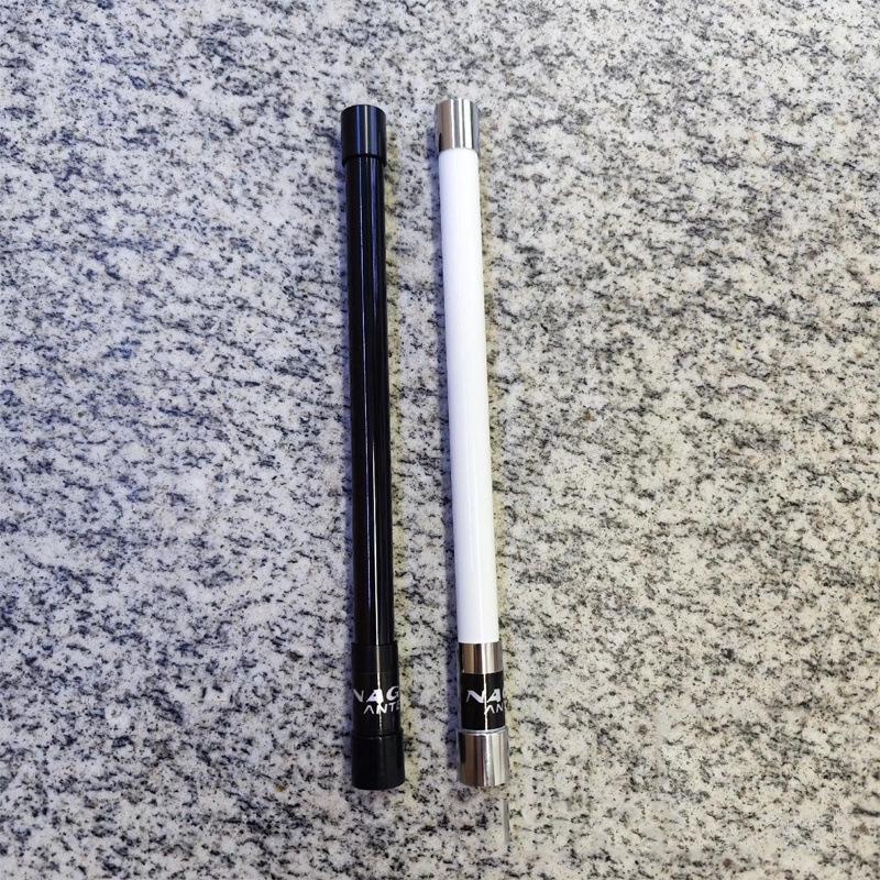 

NL-350 Dual-Band Walkie-Talkie Car Radio Antenna, Black & White, Fiberglass Base, 22CM White