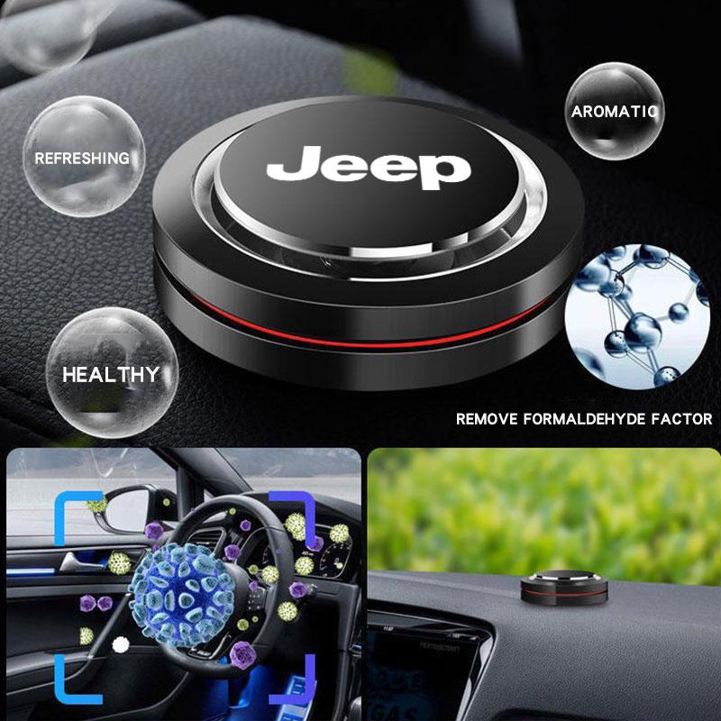 Car Air Freshener Creative Rotation UFO Shape Perfume For Jeep Grand Cherokee Wrangler JK Gladiator Compass Renegade Patriot AJS1