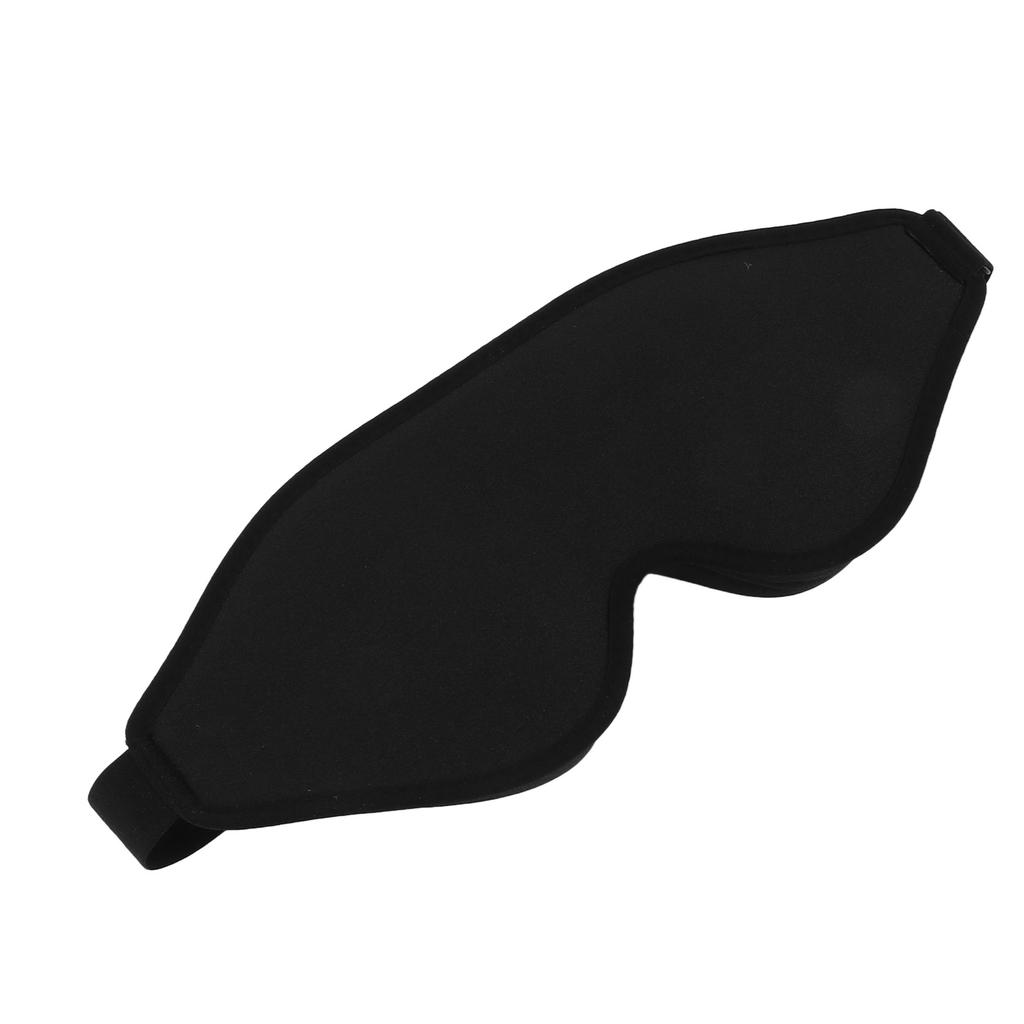 Sleep Eye Mask Black 3D Memory Foam Block Out Light Eye Blindfold Shade Cover for Travel Noon Break