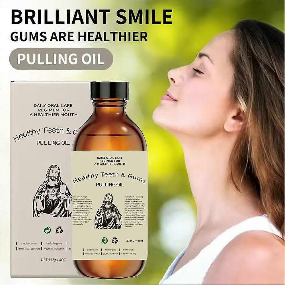 Coconut Mouthwash Oil 113ml - Natural Oral Care, Fresh Breath