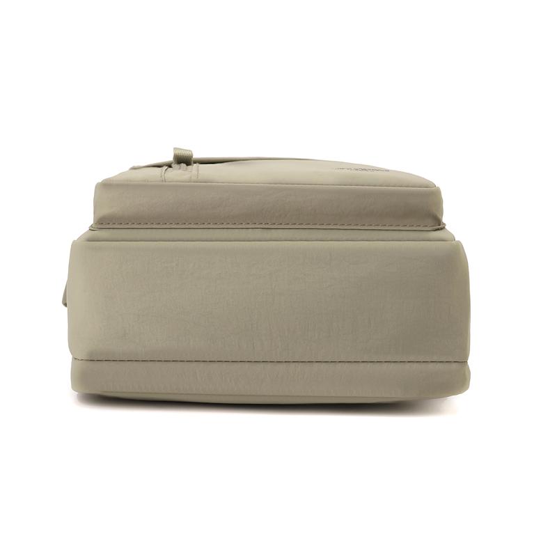 Nylon Crossbody Bag with Top Handle and Multiple Zipper Pockets for Daily Use Men Women