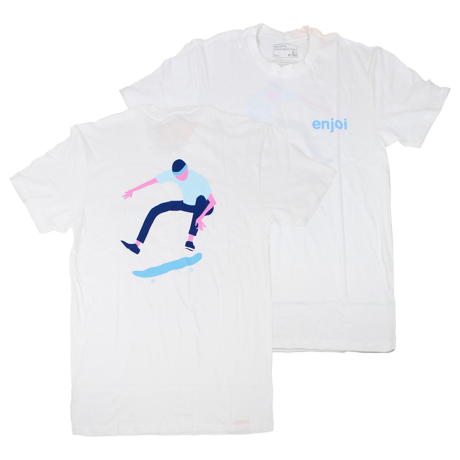 New Enjoi Skateboards Shirt Spot Check White XXL