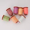 DIY Home Sewing Machine Thread Colorful Polyester Thread, Rainbow Small Roll Colorful Thread Hand Sewing Thread 402 Sewing Thread
