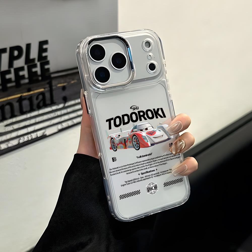 Cartoon Cars McQueens Sallys Phone Case for Apple iPhone 17 Air 16 16e 15 14 13 12 11 Pro Max X Xs XR 8 Plus Luxury Clear Cover