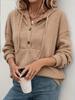Fall/Winter Hooded Padded Long Sleeve Sweatshirt Top