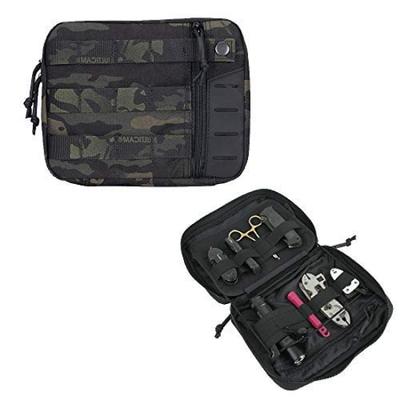 ELITE Nylon Taille Rangement Outil Petit Article Velcro Grand pour Extérieur et Travail [EXCELLENT SPANKER] Pochette Multifonctionnelle, Sac, Pochette, Sac, Organisateur,