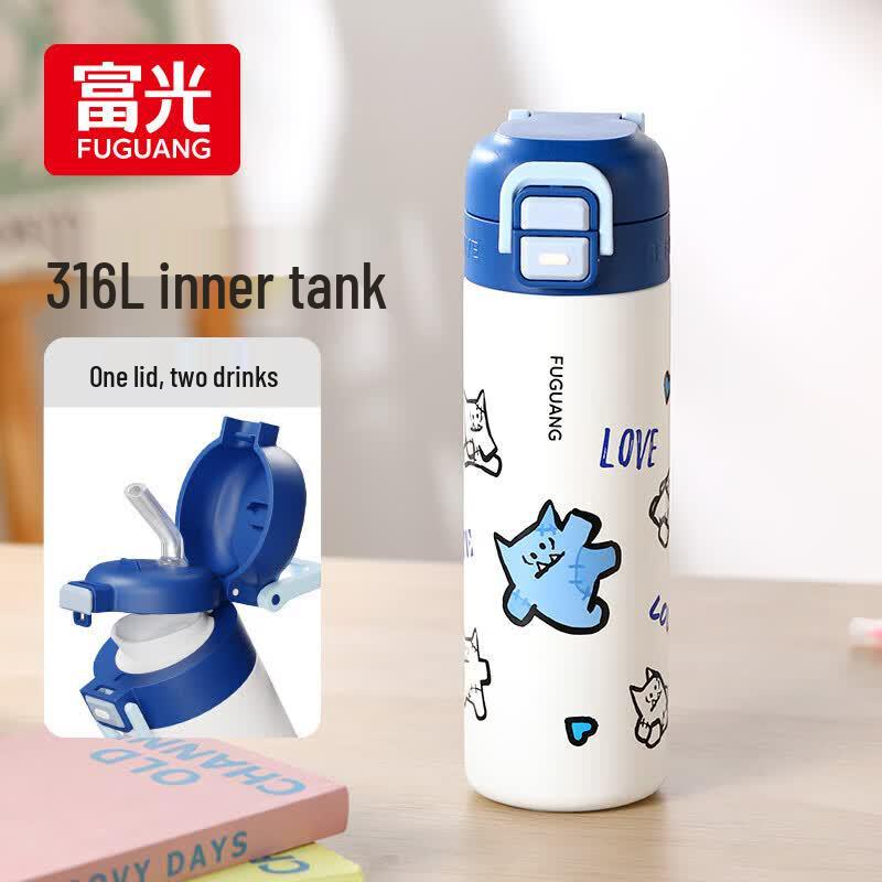 Двухстенная термобутылка для воды FGA 316L из нержавеющей стали для детей