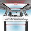 Für Volvo XC90 2016~2026 25 MK2 Auto Panoramadach Isolierung Dachvisier Elektrostatische Adsorption Wildleder Stoff Sonnenschutz