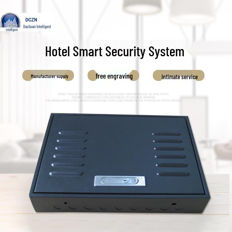 Smart Hotel Room Control Panel with Voice, Infrared, and Card-Swiping Features No