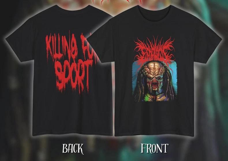 Esophagus – Killing For Sport Album Artwork | Gildan Heavy Cotton T-Shirt S