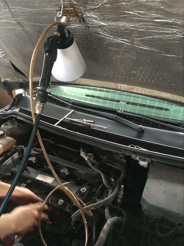 Car Van Brake Bleeder Bleeding Fluid Change Kit Air Pneumatic Garage Vacuum Tool