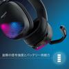 ROCCAT Syn Max Air Wireless Gaming Headset, 2.4GHz/Bluetooth, Smartphone Simultaneous Playback, Black, PC/PS5/PS4/Switch, Flip Mute, 3D Audio, Chargin